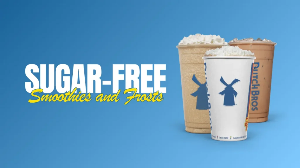 Dutch Bros Smoothies and frosts Sugar-Free Menu