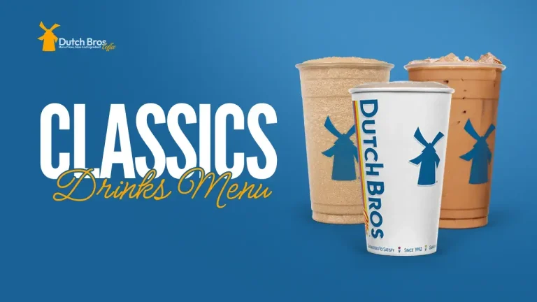 Dutch Bros Classics Menu 2025