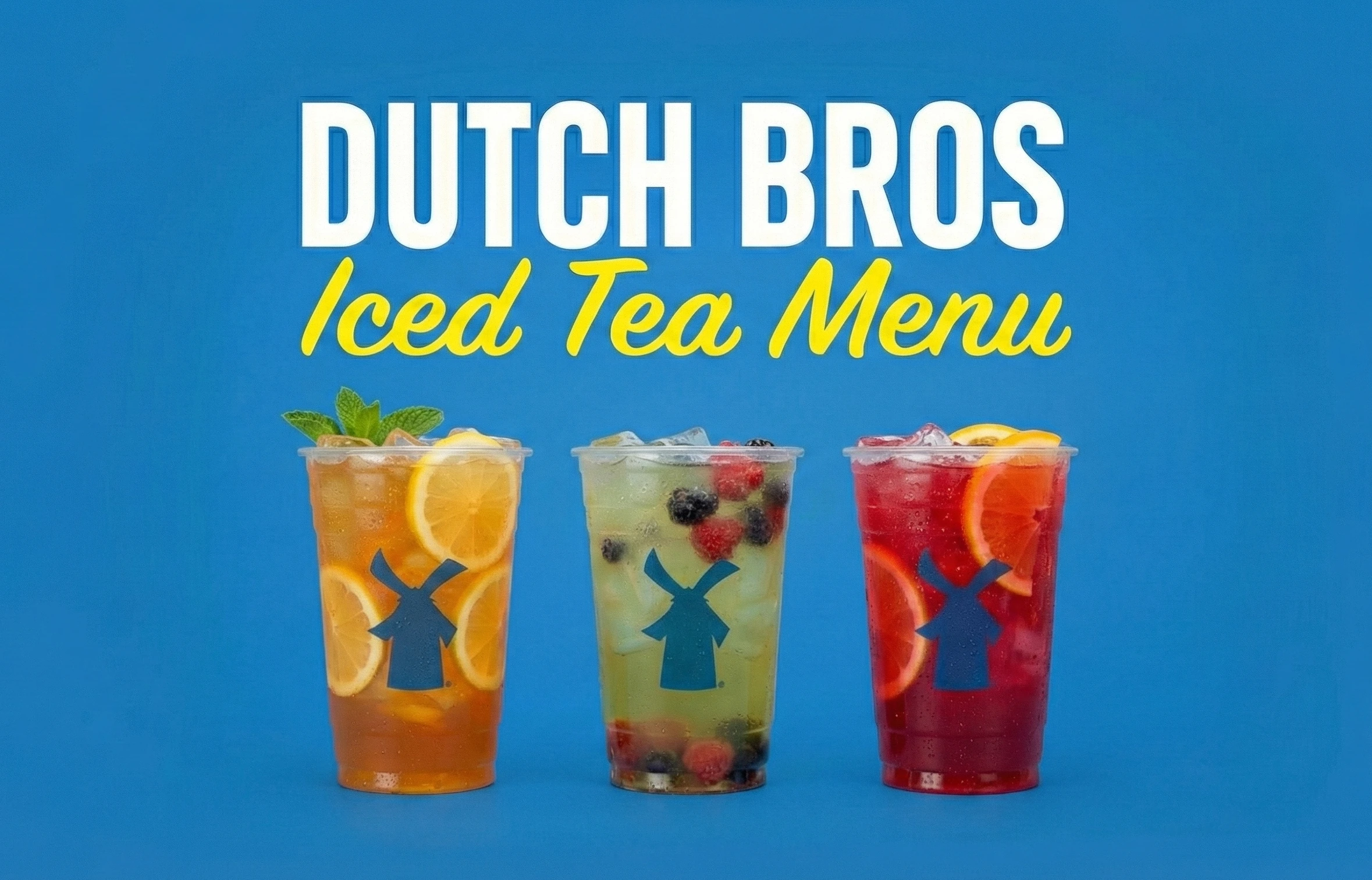 Dutch Bros Iced Tea Menu
